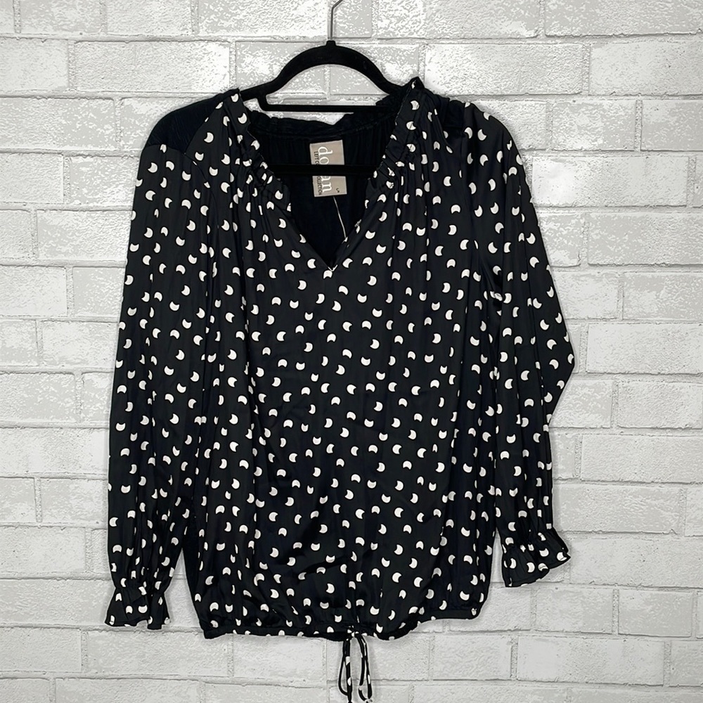 NWT Anthropologie Dolan French Quarter Crescent Moon Top - Picture 2 of 13